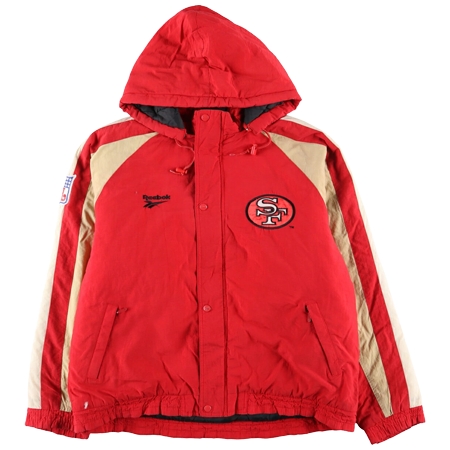 Reebok(リーボック) ヴィンテージ 90s NFL SAN FRANCISCO 49ERS 中綿パーカー