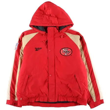 Reebok(リーボック) ヴィンテージ 90s NFL SAN FRANCISCO 49ERS 中綿パーカー