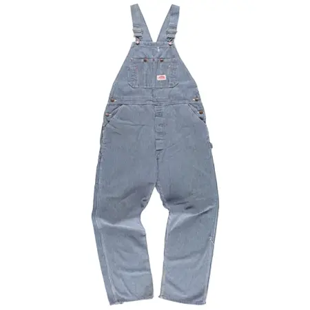 ROUND HOUSE(ラウンドハウス) 70s USA製 ヒッコリーストライプ オーバーオール