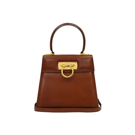 SALVATORE FERRAGAMO(サルヴァトーレ フェラガモ) ヴィンテージ ガンチーニ レザーバッグ