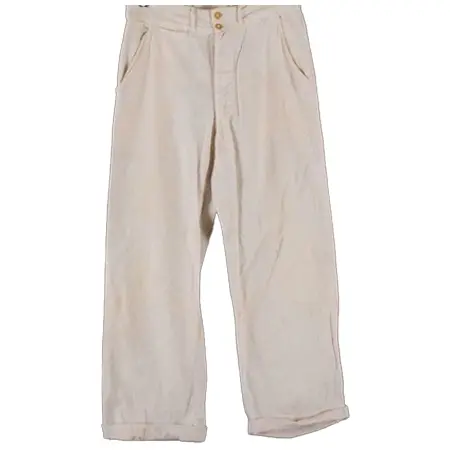 STIFEL(スティフェル/シュティフェル) ヴィンテージ 40s ストライプ柄コットンツイルワークパンツ