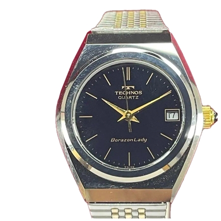 TECHNOS(テクノス) ヴィンテージ 1980年代製 Borazon Lady QUARTZ