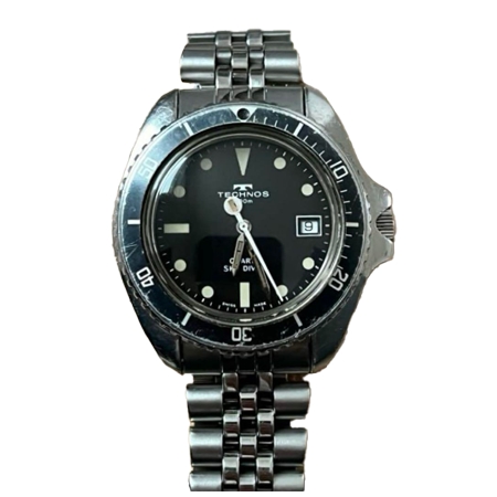 TECHNOS(テクノス) ヴィンテージ 1980年代製 SKY DIVER クオーツ