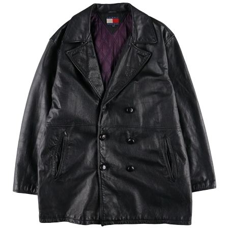 TOMMY HILFIGER(トミーヒルフィガー) ヴィンテージ レザーカーコート