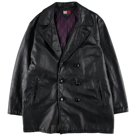 TOMMY HILFIGER(トミーヒルフィガー) ヴィンテージ レザーカーコート