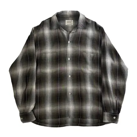 TOWN CRAFT(タウンクラフト) ヴィンテージ 60s Ombre Check Rayon Shirts