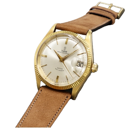 TUDOR(チューダー) ヴィンテージ 1963年製 プリンスオイスターデイト 小バラ 18KYG