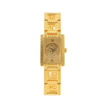 VERSACE(ヴェルサーチ) ヴィンテージ メデューサモチーフウォッチ　ゴールド
