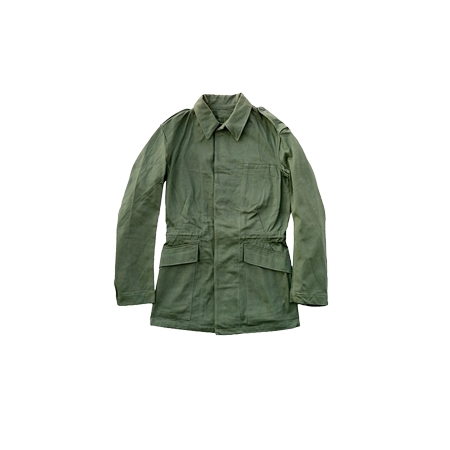 VINTAGE British ARMY(イギリス軍) (ヴィンテージ ブリティッシュアーミー) OLIVE DRILL TWILL MILITARY JACKET LONG