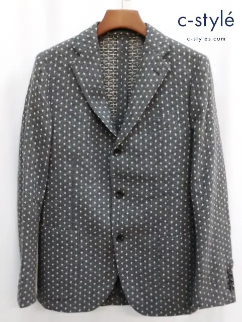 LARDINI ラルディーニ 3Bテーラードジャケット 50 グレー系 IC546AV
