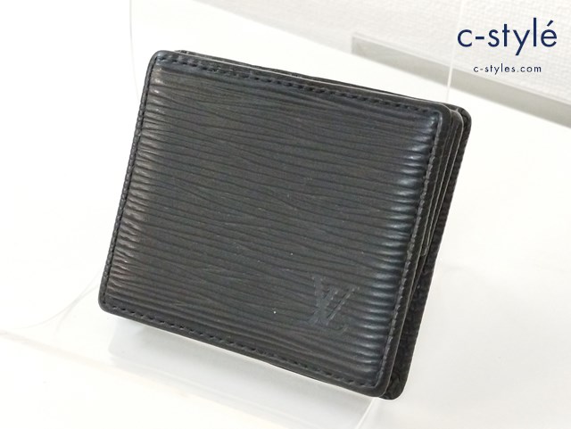 LOUIS VUITTON ルイヴィトン コインケース ブラック エピ ポルトモネボワット