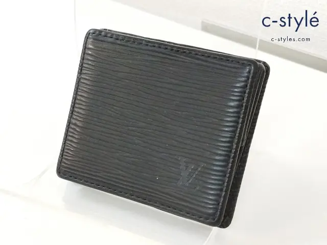 LOUIS VUITTON ルイヴィトン コインケース ブラック エピ ポルトモネボワット