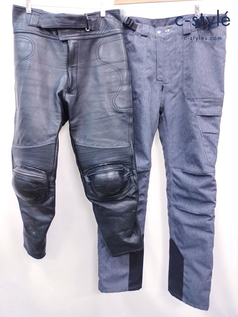 NANKAI ナンカイ WORKMAN ワークマン レザーパンツ LLL ブラック ナイロンツーリングパンツ 3L インディゴ