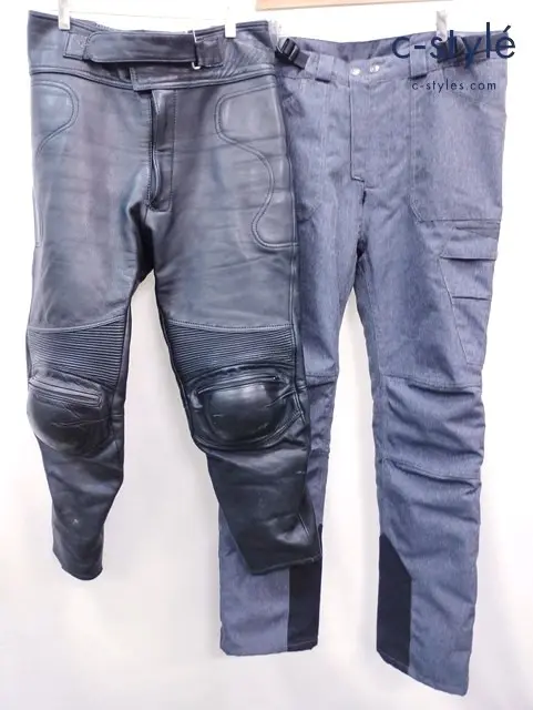 NANKAI ナンカイ WORKMAN ワークマン レザーパンツ LLL ブラック ナイロンツーリングパンツ 3L インディゴ