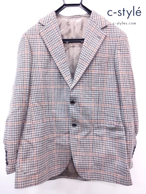 BEAMS F ビームスエフ ガンクラブチェックジャケット 50/8R ブラウン系 21-16-0020-731