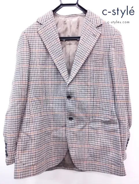 BEAMS F ビームスエフ ガンクラブチェックジャケット 50/8R ブラウン系 21-16-0020-731