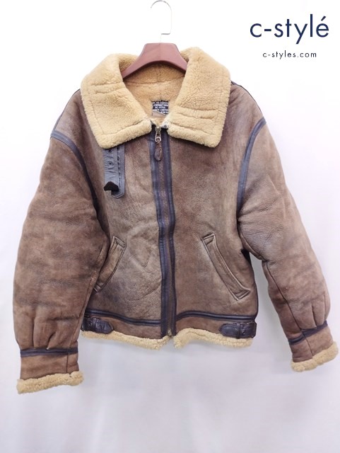 AVIREX アヴィレックス フライトジャケット 44 ブラウン B-3 FLIGHT AC-17755