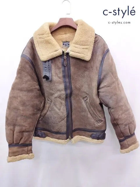 AVIREX アヴィレックス フライトジャケット 44 ブラウン B-3 FLIGHT AC-17755