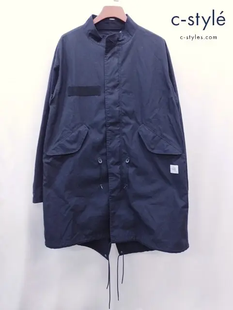 uniform experiment ユニフォームエクスペリメント モッズコート 4 ブラック UE-212012