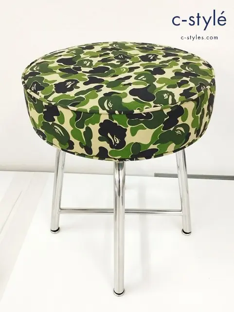 A BATHING APE アベイシングエイプ 椅子 ABC CAMO CAFE STOOL 4-13471-111V6-493