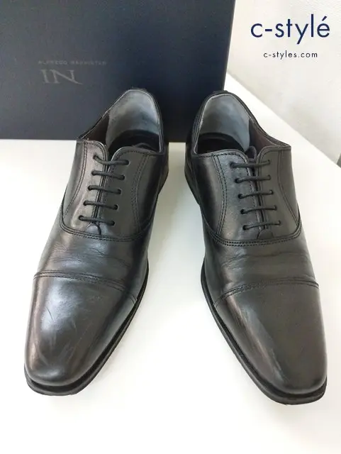 alfredoBANNISTER アルフレッドバニスター ドレスシューズ 42 ブラック 5245-18-21311-1-4