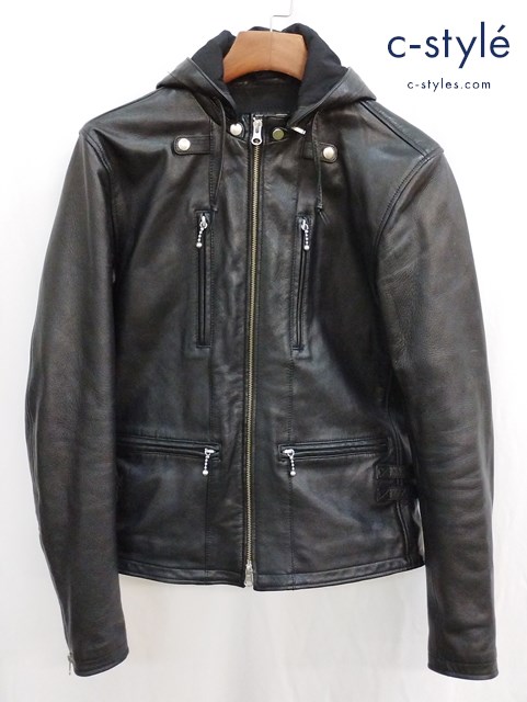 KADOYA カドヤ ジャケット L ブラック EURO CAPP-2 バイク用品 バイクウェア