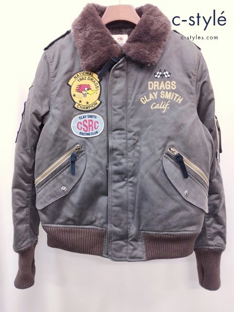 Clay Smith クレイスミス ウィンタージャケット LLW ブラウン DRAGGER VP CSY-8320VP オイルドコットン