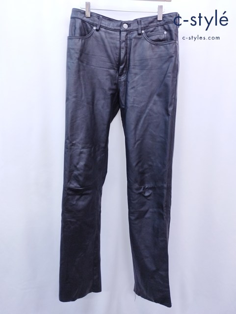 Harley-Davidson ハーレーダビッドソン レザーパンツ 32 ブラック 98209-03AM