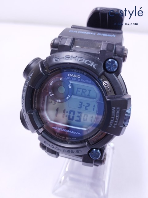 CASIO カシオ 腕時計 ブラック G-SHOCK フロッグマン クォーツ GWF-D1000B-1JF
