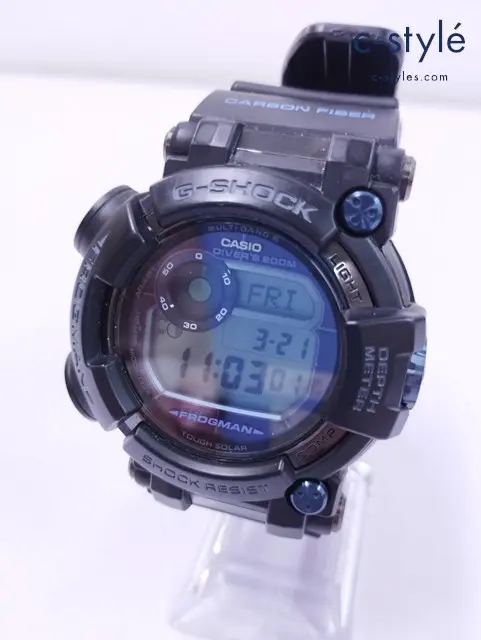 CASIO カシオ 腕時計 ブラック G-SHOCK フロッグマン クォーツ GWF-D1000B-1JF