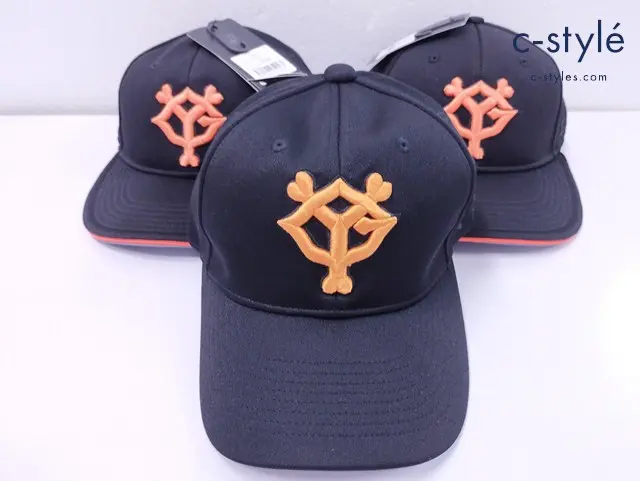 UNDER ARMOUR プロ野球 読売ジャイアンツ キャップ 56-62cm ブラック 計3点