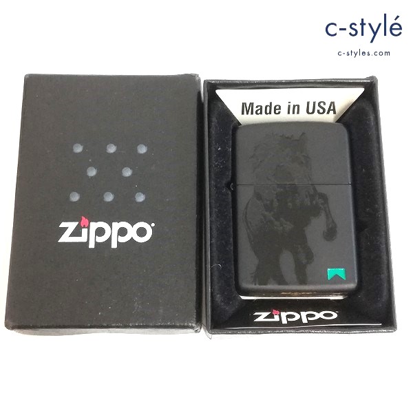 ZIPPO ジッポー マルボロブラックメンソール アーマー ブラックホース ブラック 2008 オイルライター