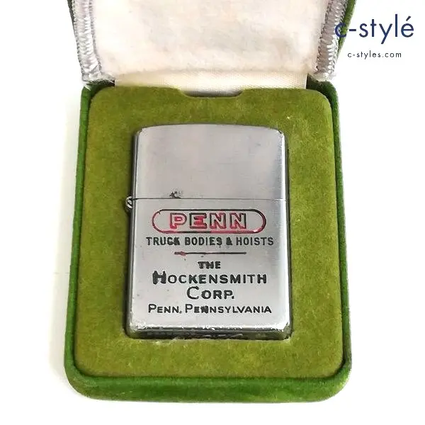 ZIPPO ジッポー PENN TRUCK BODIES & HOISTS THE HOCKENSMITH CORP. PENN.PENNSYLVANIA シルバー 1958