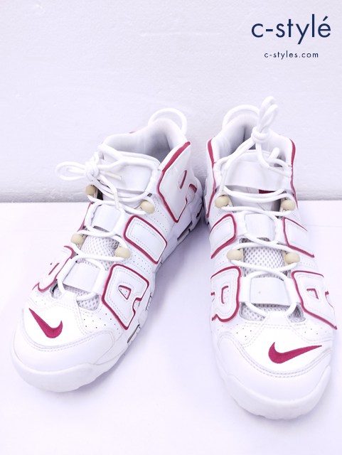 NIKE ナイキ スニーカー AIR MORE UPTEMPO 26.5ｃｍ ホワイト/バーシティ レッド-ホワイト 921948-102 靴