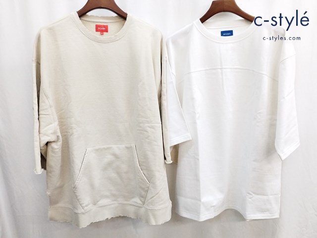 BEAMS ビームス スウェット Tシャツ L 綿100％ 計3点