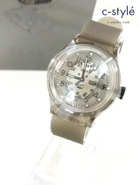 BEAMS×TIMEX ビームス × タイメックス 腕時計 ブラック系 クォーツ ORIGINAL CAMPER