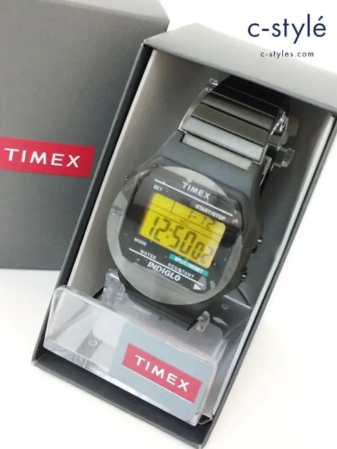 TIMEX×BEAMS タイメックス × ビームス 腕時計 ブラック Classic Digital TW2U99000 デジタル