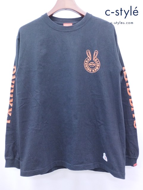 FR2 エフアールツー Logo within Face Outline 長袖Tシャツ ブラック M