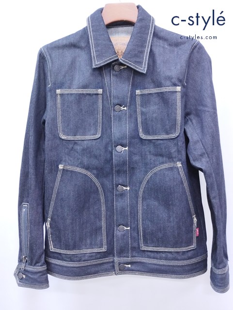 glamb グラム モーターサイクルデニムジャケット S インディゴ GB0323 JKT17 Motorcycle Denim JKT