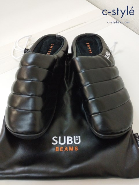 SUBU×BEAMS スブ×ビームス サンダル 2（26.0cm～27.5cm） ブラック NANNEN TONAL