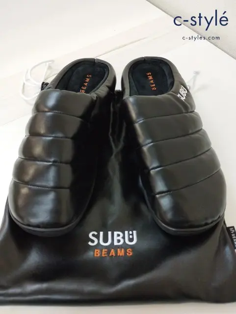 SUBU×BEAMS スブ×ビームス サンダル 2（26.0cm～27.5cm） ブラック NANNEN TONAL