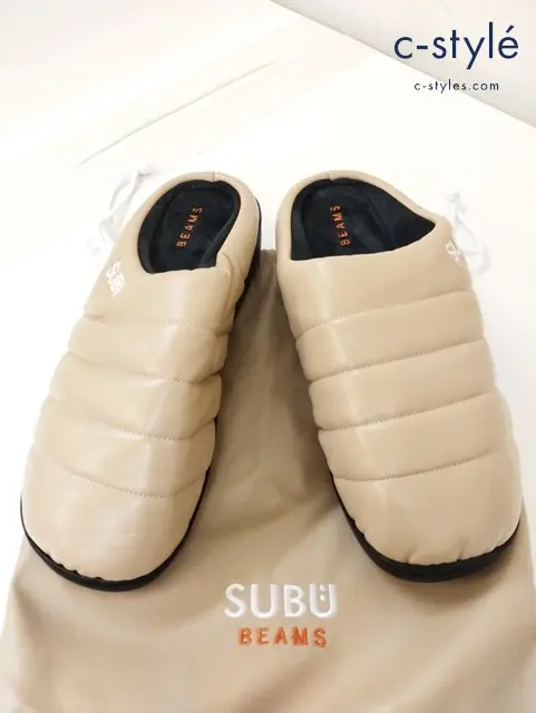 SUBU×BEAMS スブ×ビームス サンダル 2（26.0cm～27.5cm） ベージュ NANNEN TONAL