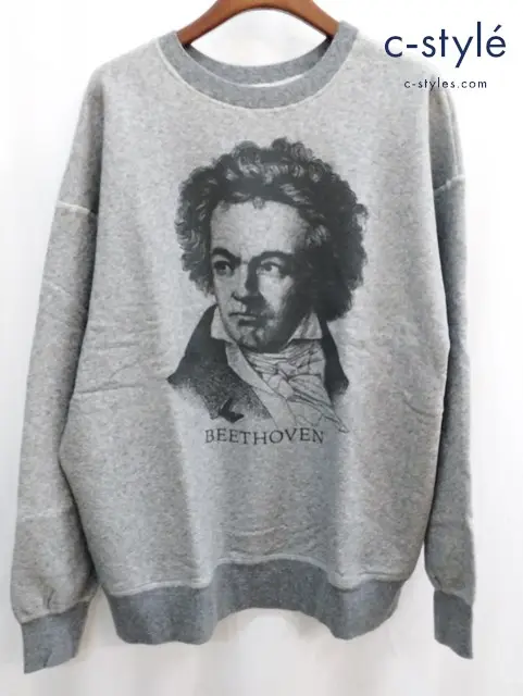 BEAMS ビームス スウェット XL グレー ベートーヴェン トレーナー 綿100％