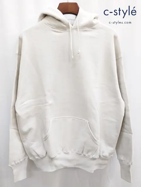 BEAMS PLUS×WAREHOUSE ビームスプラス × ウェアハウス パーカー 44 ホワイト系 綿100％