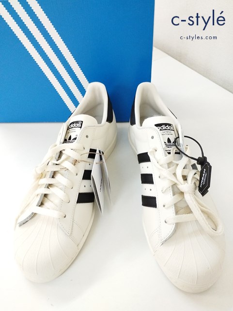 adidas アディダス スニーカー 29cm ホワイト×ブラック GY7037 SUPERSTAR