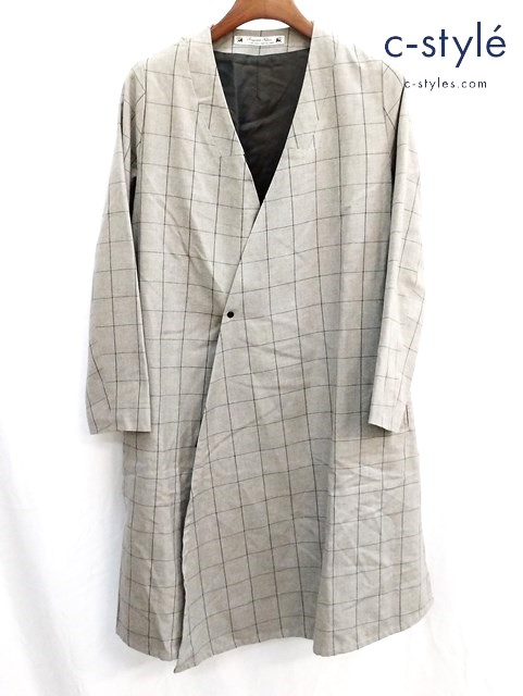 SASQUATCHfabrix サスクワッチファブリックス コート S グレー系 14AW-JKL-004 チェック