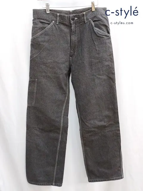 PHERROW’S フェローズ ペインターパンツ W34 グレー ヒッコリーストライプ LOT.301