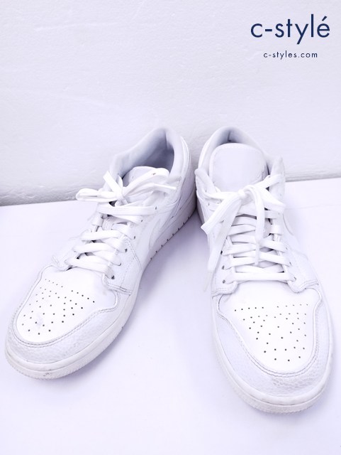 NIKE ナイキ スニーカー 27cm ホワイト Nike Air Jordan 1 Low 553558-130