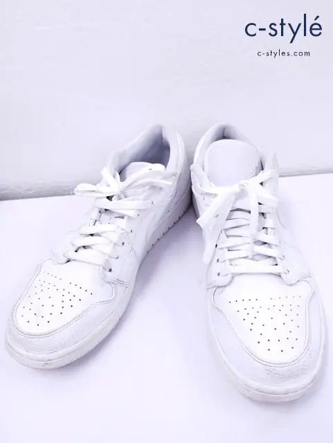 NIKE ナイキ スニーカー 27cm ホワイト Nike Air Jordan 1 Low 553558-130