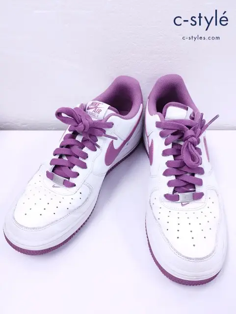 NIKE ナイキ スニーカー 26.5cm ホワイト×パープル Air Force 1 Low DH7561-101